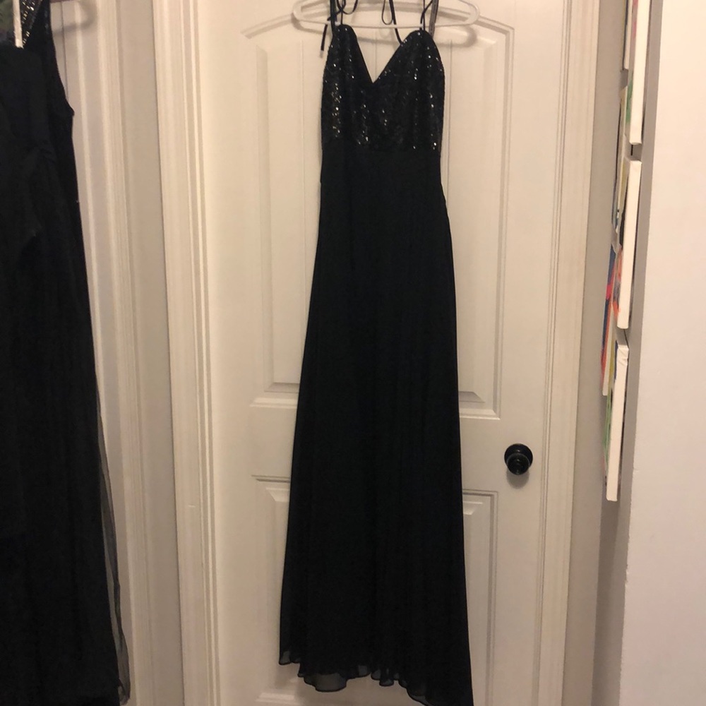 Alfred Angelo Black Sequin Top Dress BNWT